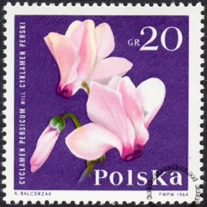 Kwiaty ogrodowe znaczek numer 1392