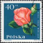 Kwiaty ogrodowe znaczek numer 1394