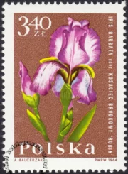 Kwiaty ogrodowe znaczek numer 1402