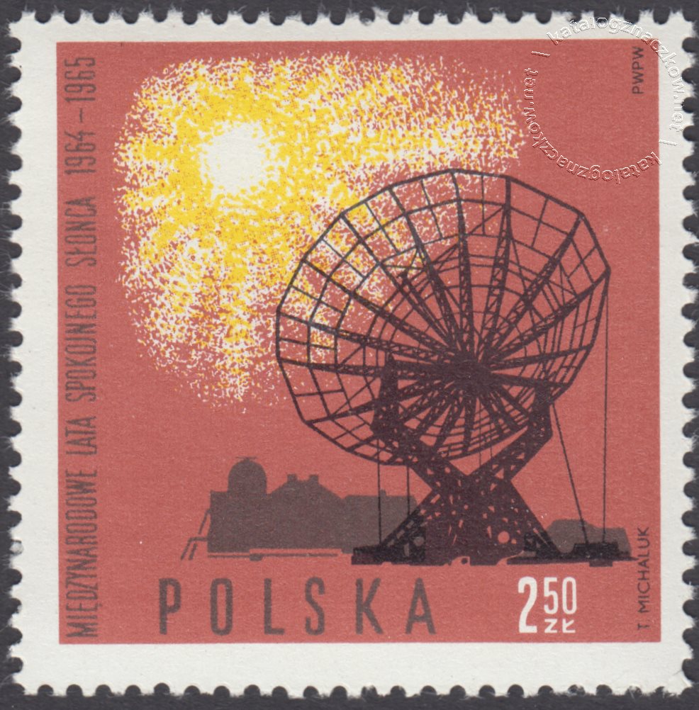 Międzynarodowy Rok Spokojnego Słońca znaczek nr 1459