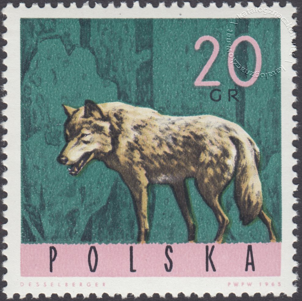 Zwierzęta leśne znaczek nr 1486