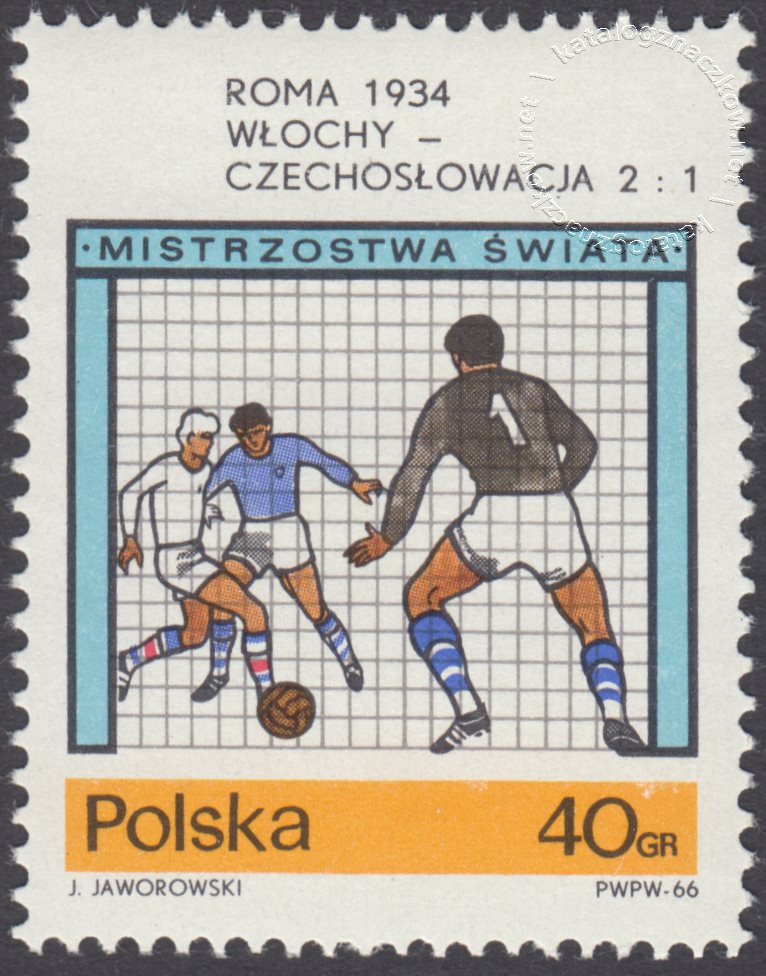 Mistrzostwa Świata w piłce nożnej w Anglii znaczek nr 1517