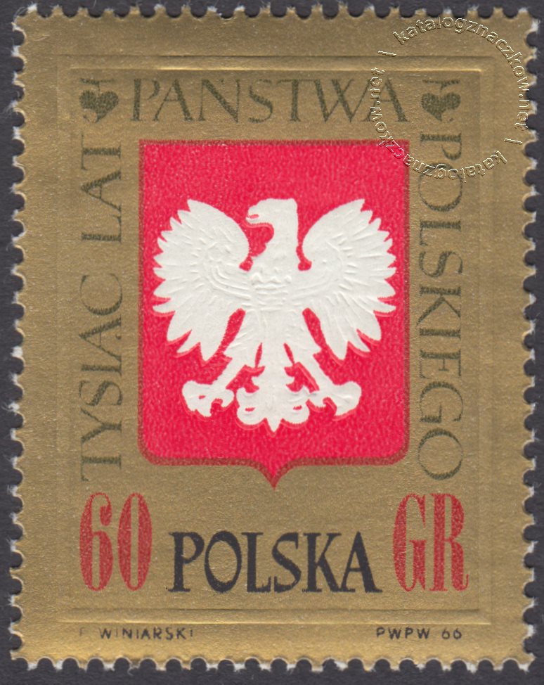 Tysiąclecie Państwa Polskiego znaczek nr 1541
