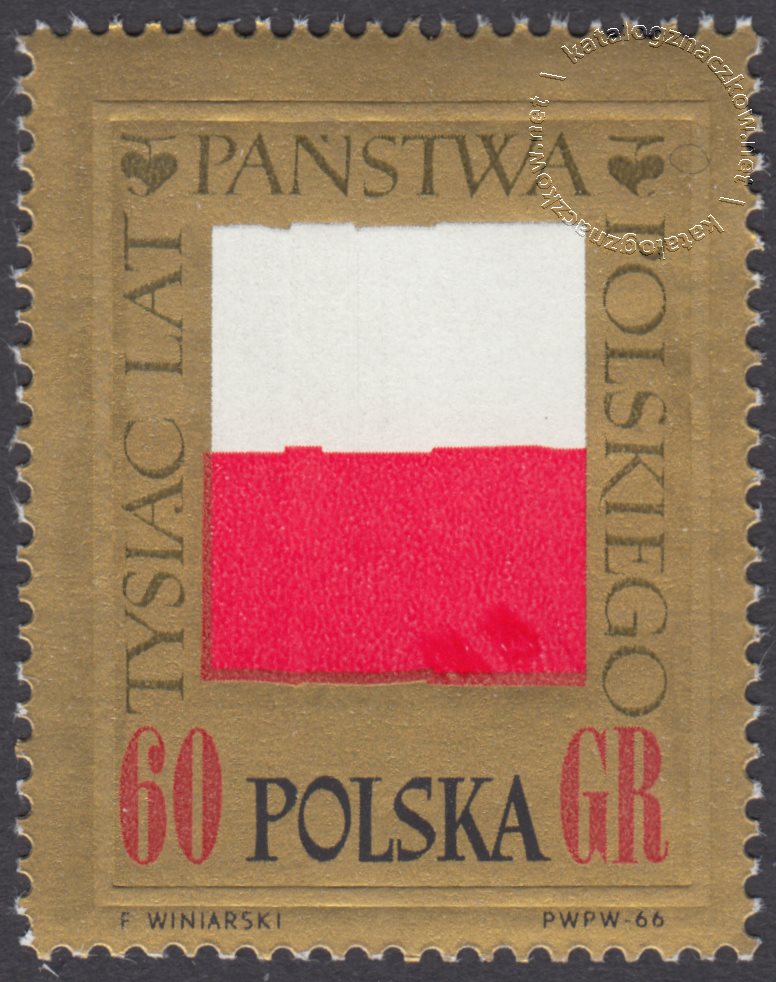 Tysiąclecie Państwa Polskiego znaczek nr 1542