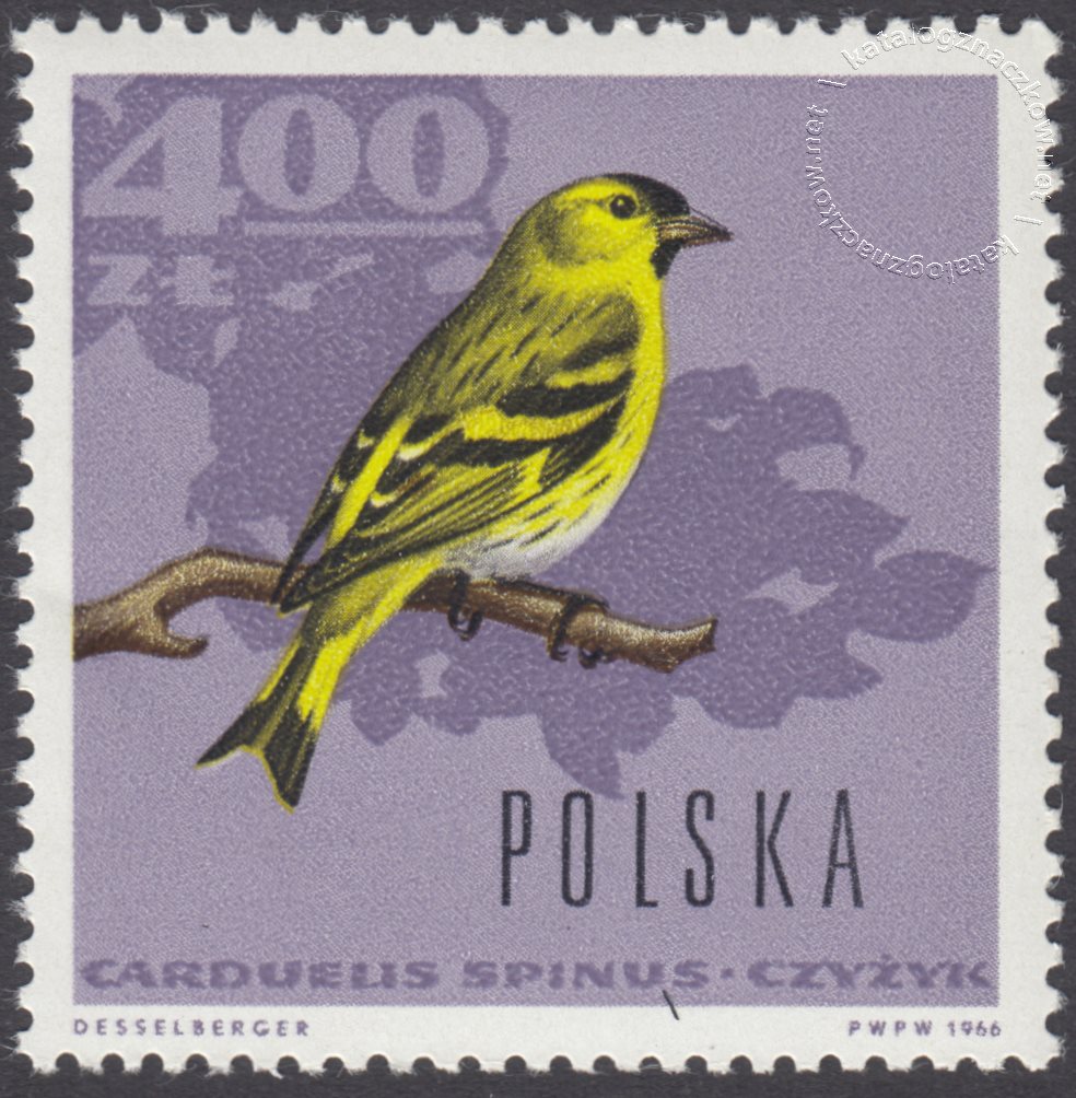 Ptaki leśne znaczek nr 1576