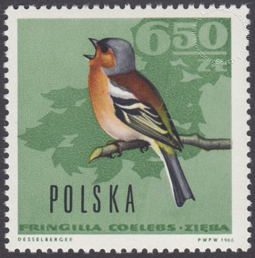 Ptaki leśne znaczek nr 1577