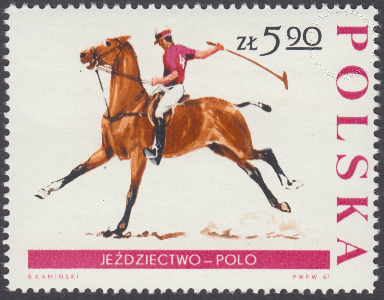 Jeździectwo znaczek nr 1597