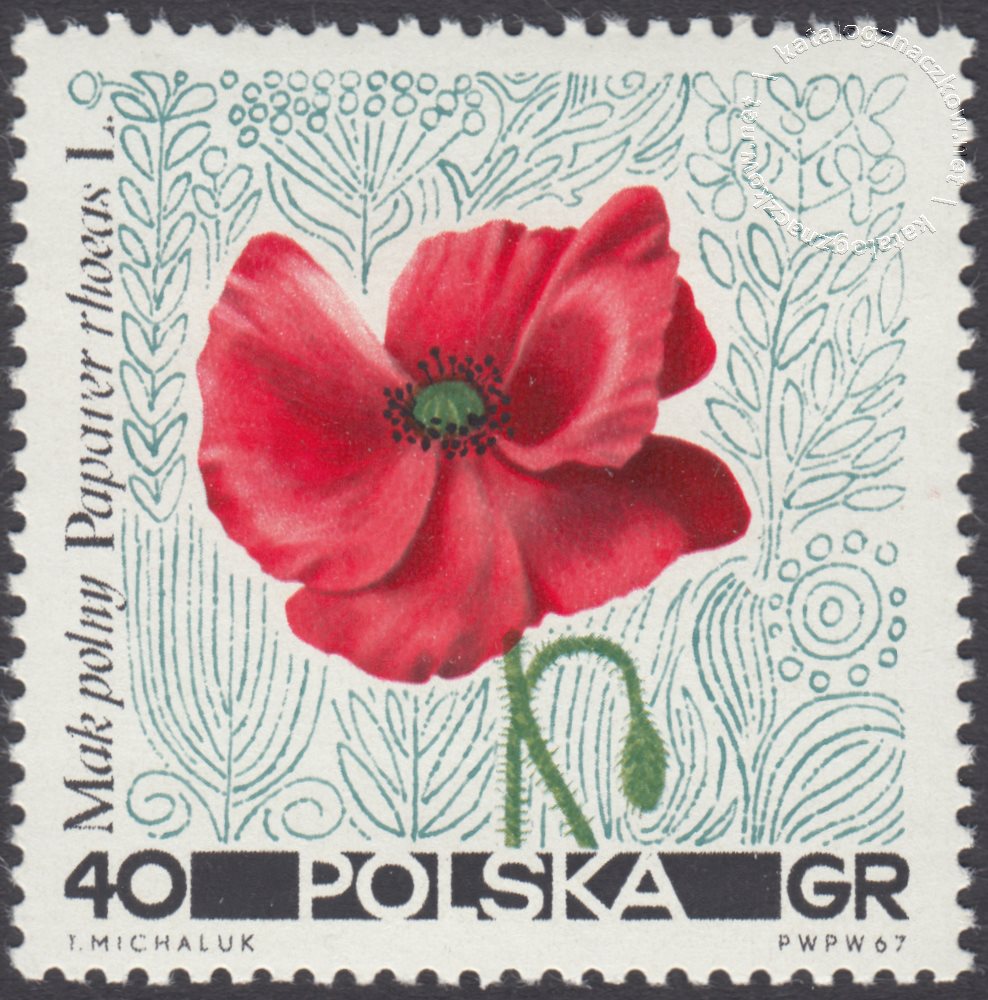 Kwiaty polne znaczek nr 1635