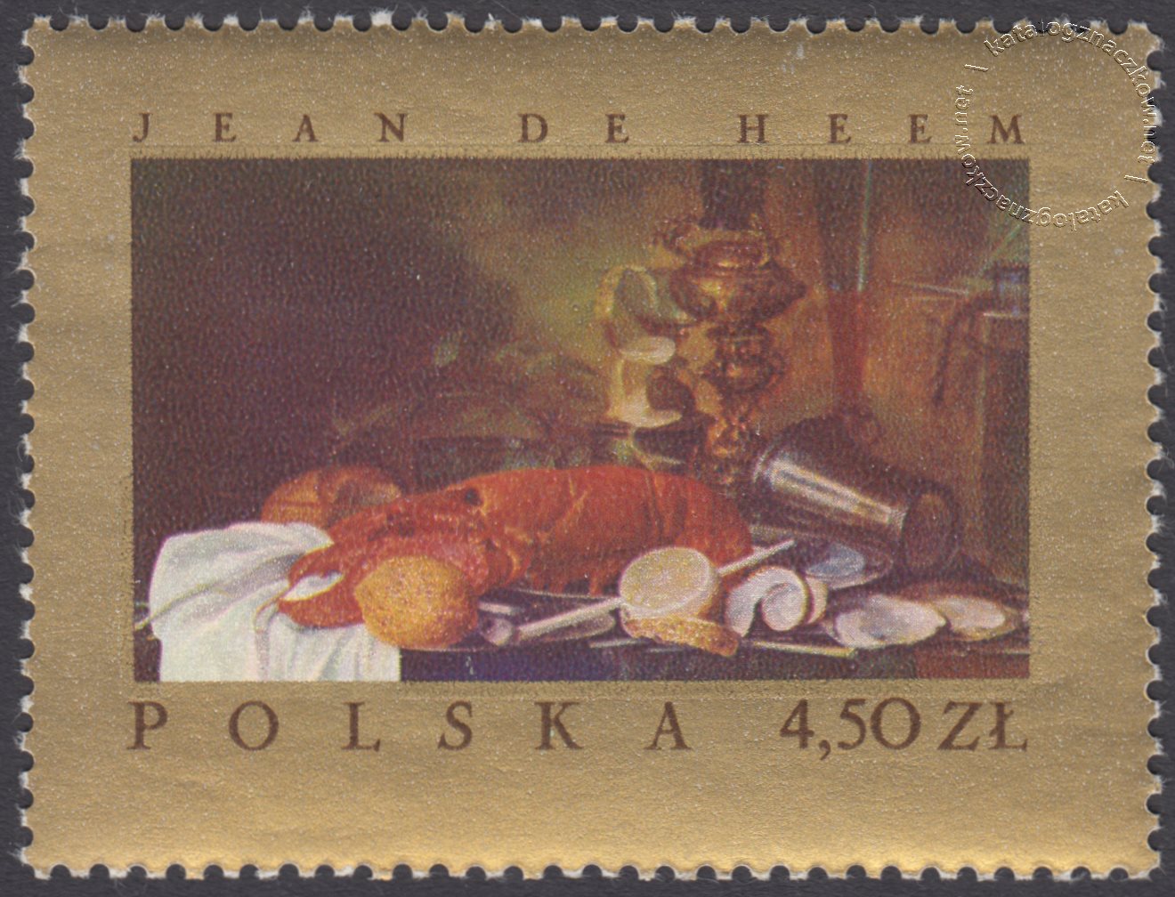 Malarstwo europejskie w muzeach polskich znaczek nr 1667
