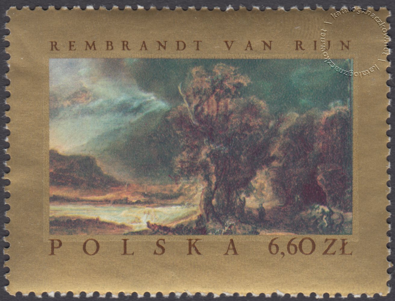 Malarstwo europejskie w muzeach polskich znaczek nr 1668