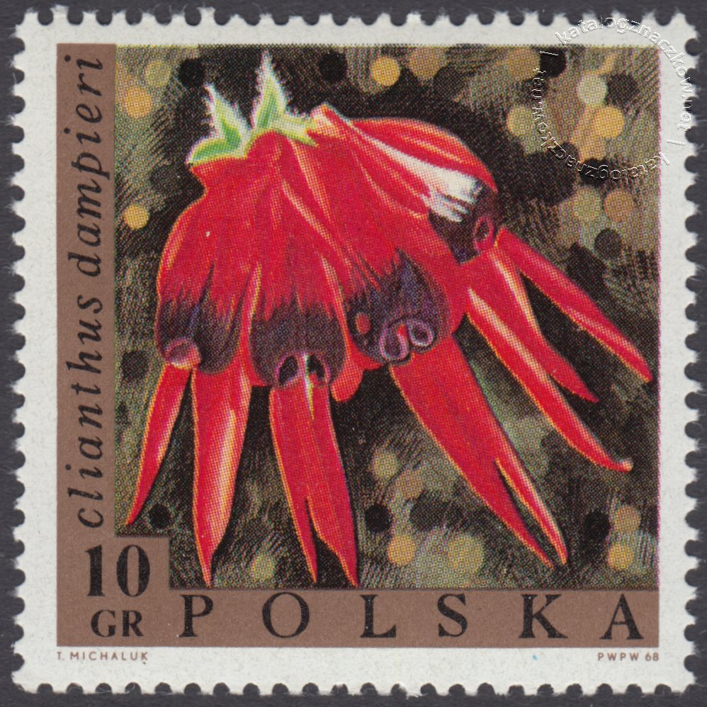 Kwiaty znaczek nr 1689
