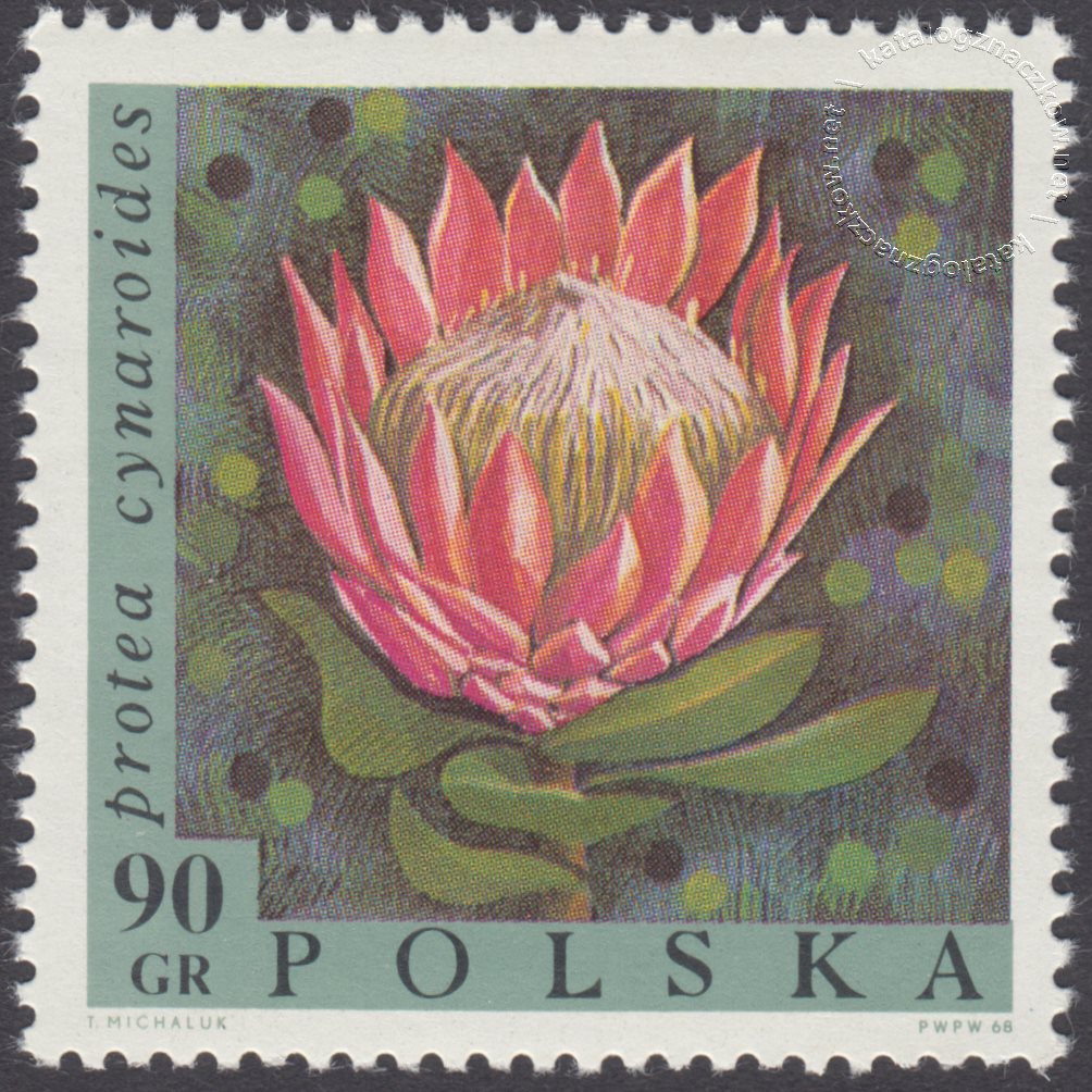 Kwiaty znaczek nr 1694