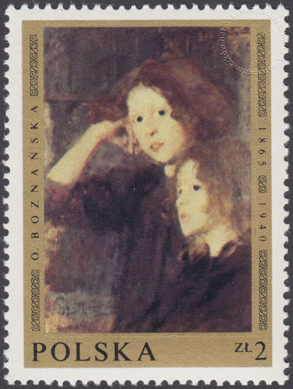 Malarstwo polskie znaczek nr 1797