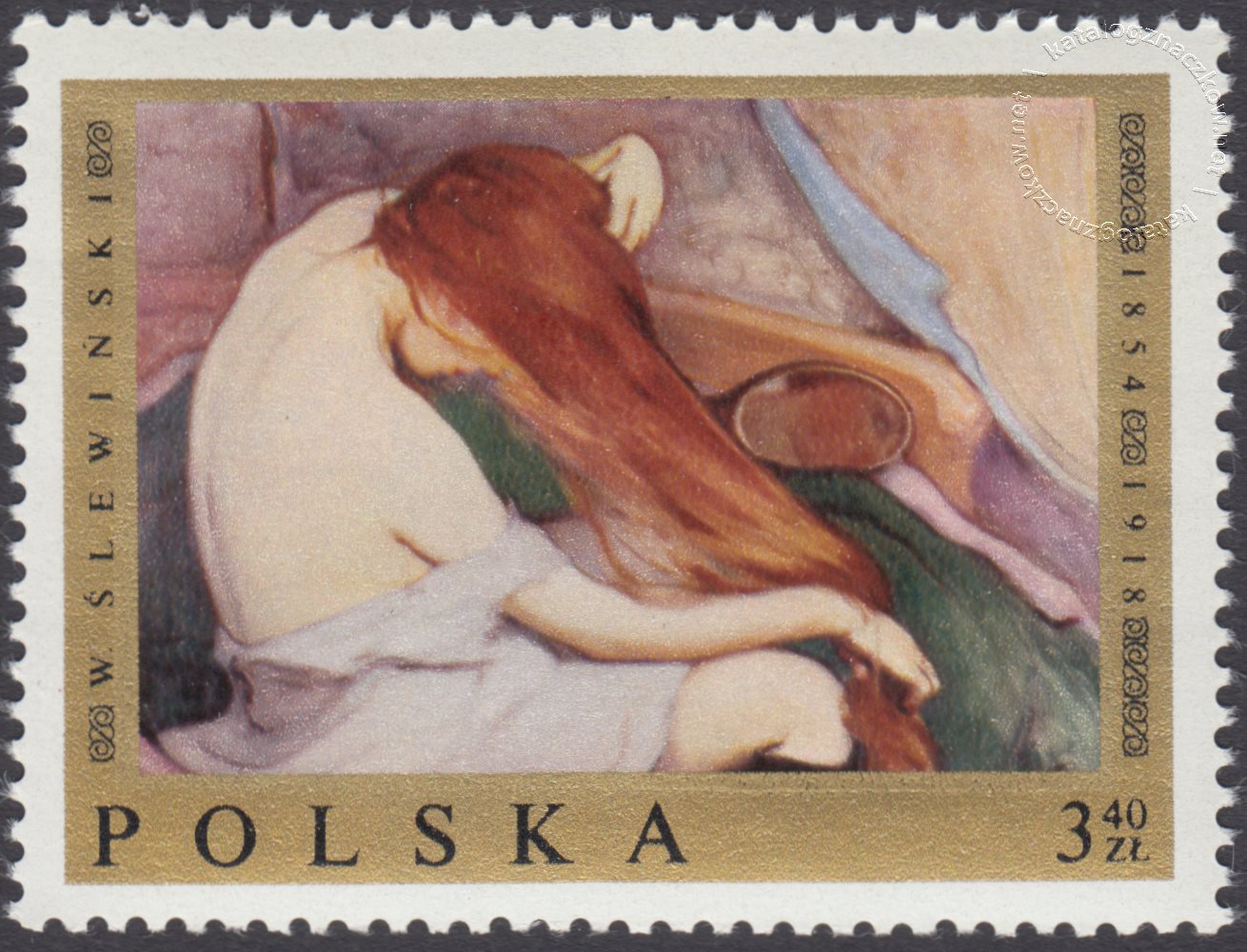 Malarstwo polskie znaczek nr 1799