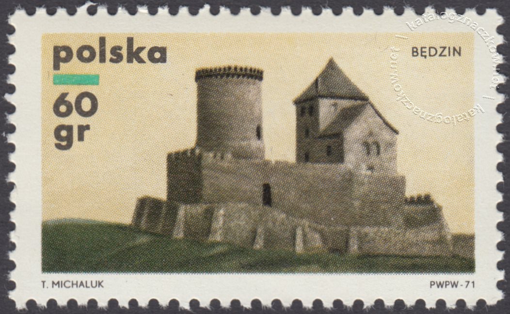 Zamki polskie znaczek nr 1913
