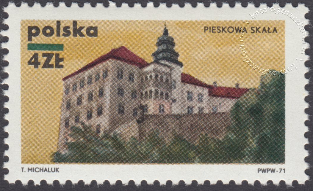 Zamki polskie znaczek nr 1917