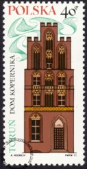 Turystyka - na szlaku Kopernika znaczek numer 1940