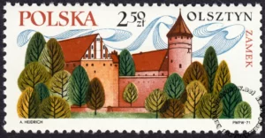 Turystyka - na szlaku Kopernika znaczek numer 1942
