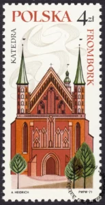 Turystyka - na szlaku Kopernika znaczek numer 1943