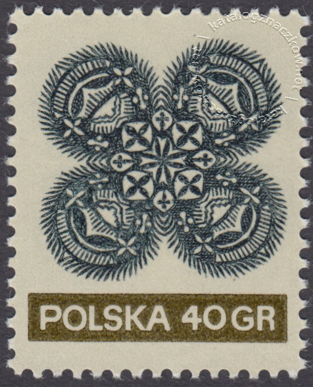 Wycinanki ludowe znaczek nr 1946