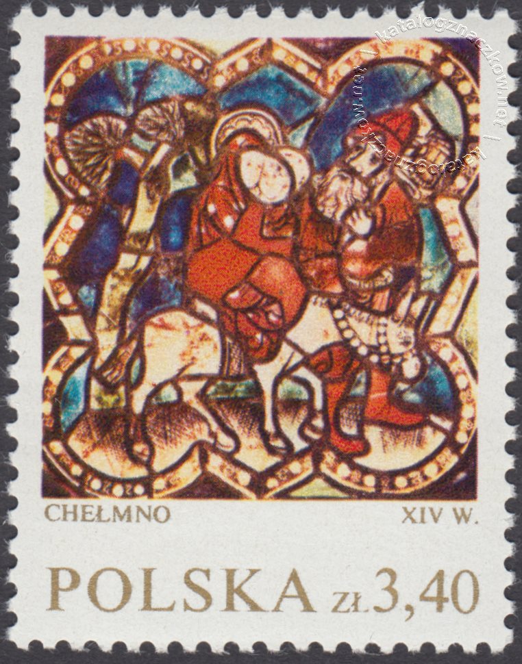Witraże polskie znaczek nr 1960