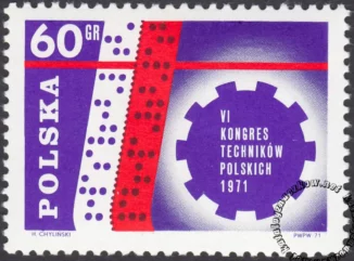 VI Kongres Techników Polskich znaczek numer 1954