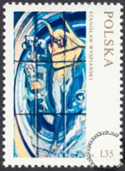 Witraże polskie znaczek numer 1958