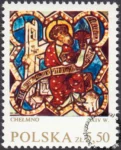 Witraże polskie znaczek numer 1961