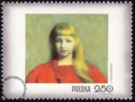 Dzień Znaczka - kobieta w malarstwie polskim znaczek numer 1966