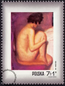 Dzień Znaczka - kobieta w malarstwie polskim znaczek numer 1970