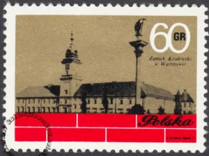 Zamek Królewski w Warszawie znaczek numer 1971