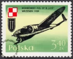 Lotnictwo polskie w wojnie 1939 r. znaczek numer 1974