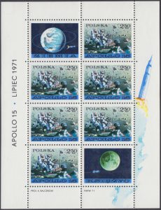 Badanie kosmosu Łunochod 1 i Apollo 15 - 1976