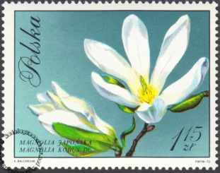 Kwiaty drzew znaczek numer 1989