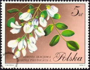 Kwiaty drzew znaczek numer 1993