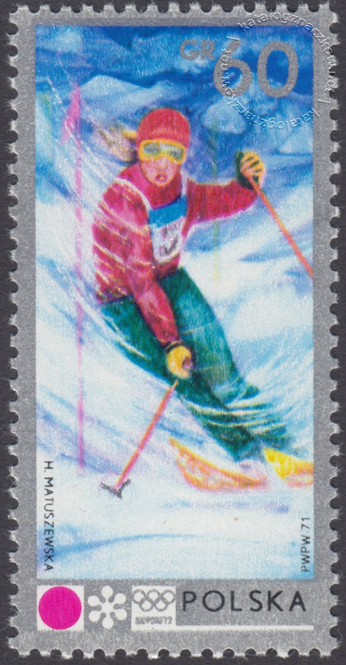 XI Zimowe igrzyska Olimpijskie w Sapporo znaczek nr 1997