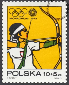 XX Igrzyska Olimpijskie w Monachium znaczek numer 2010