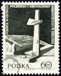 Odsłonięcie pomnika żołnierza polskiego i antyfaszysty w Berlinie znaczek numer 2012