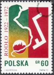 50 lecie Związku Polaków w Niemczech znaczek numer 2013