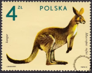 Zwierzęta ogrodów zoologicznych znaczek numer 2021