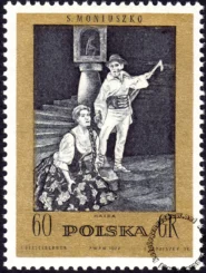 100 rocznica śmierci Stanisława Moniuszki znaczek numer 2029