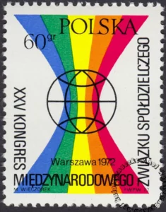 XXV Kongres Międzynarodowego Związku Spółdzielczego znaczek numer 2034