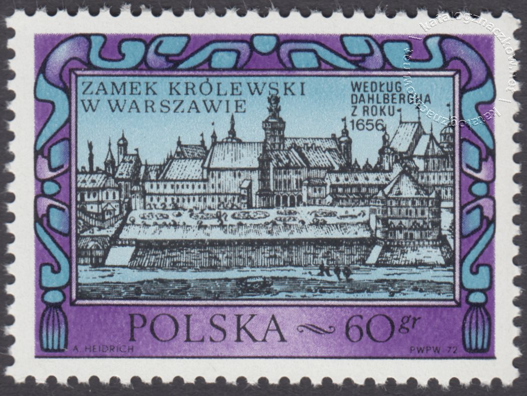 Zamek Królewski w Warszawie znaczek nr 2055