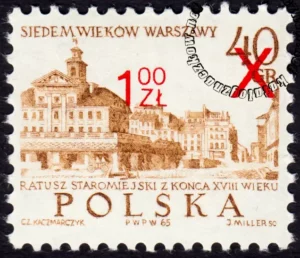 Wydanie przedrukowane znaczek numer 2048