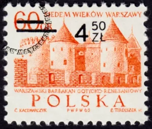Wydanie przedrukowane znaczek numer 2052