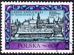 Zamek Królewski w Warszawie znaczek numer 2055