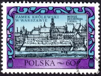 Zamek Królewski w Warszawie znaczek numer 2055