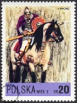 Jazda polska X-XX w. znaczek numer 2075