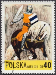 Jazda polska X-XX w. znaczek numer 2076