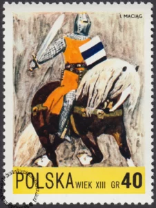 Jazda polska X-XX w. znaczek numer 2076